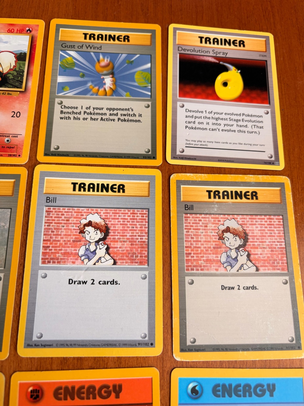 Lot of 12 90s Original Pokemon Cards - rhydon, growlithe - NOT MINT - Picture 3 of 6